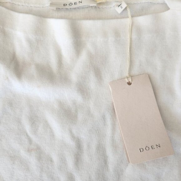 NWT Doen Pauline Tee, in color Salt size S - Picture 3 of 3